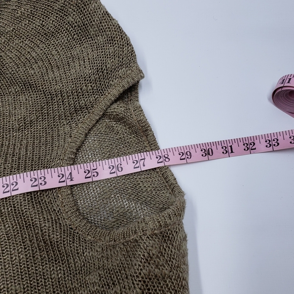 Vintage Women's  Sweater Brown Bronze Sequin Fish Medium Large - Picture 8 of 15